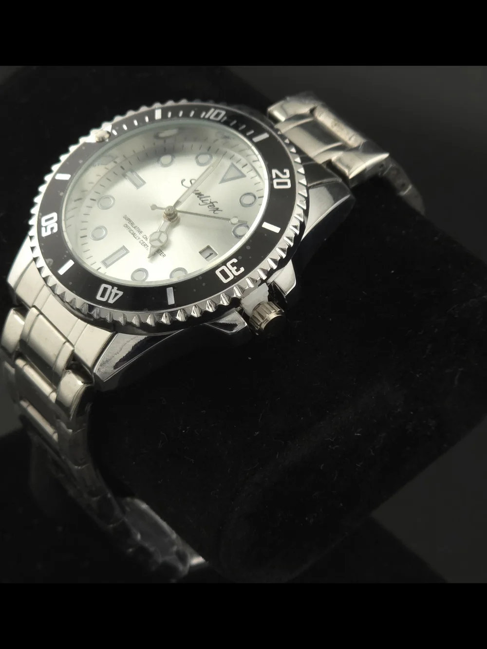 Seadifex Stainless Steel  Watch with Black Bezel